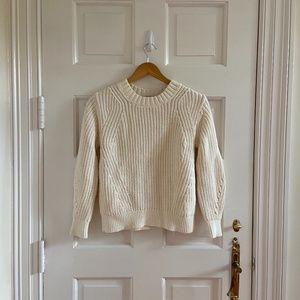 Everlane Chunky Knit Sweater - Creamy White